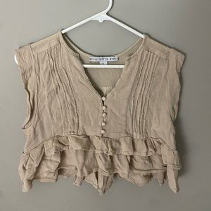 HYFVE Tan Blouse Size S